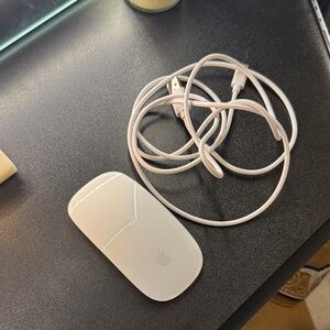 Apple White Wireless Mouse with USB Cable